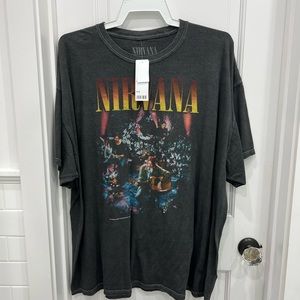 Nirvana One-Size Band Tee